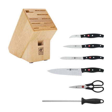 ZWILLING Signature 7 Piece, Knife block set, nature