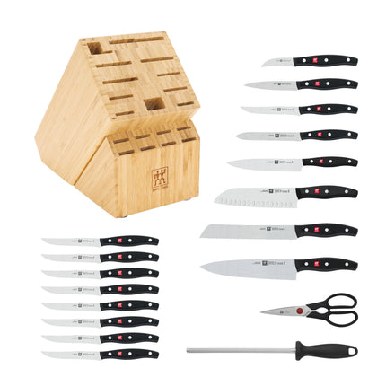 ZWILLING Signature 19 Piece, Knife block set, nature