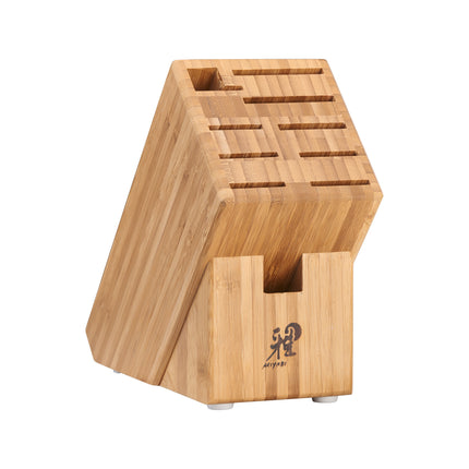 MIYABI MIZU 6 Piece, Knife block set, black