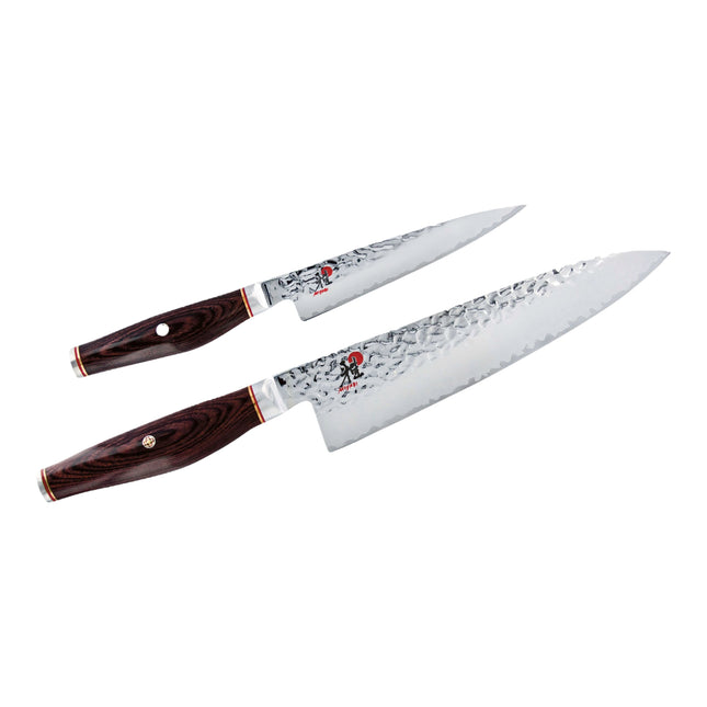 MIYABI ARTISAN 6000MCT 2 Piece, Knife set, brown
