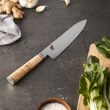 MIYABI BIRCHWOOD 5000MCD 8-inch, Gyutoh, brown