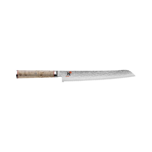 MIYABI BIRCHWOOD 5000MCD 9-inch, Bread knife, brown