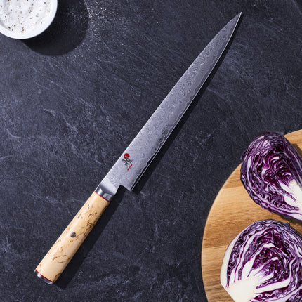 MIYABI BIRCHWOOD 5000MCD 9-inch, Sujihiki, brown