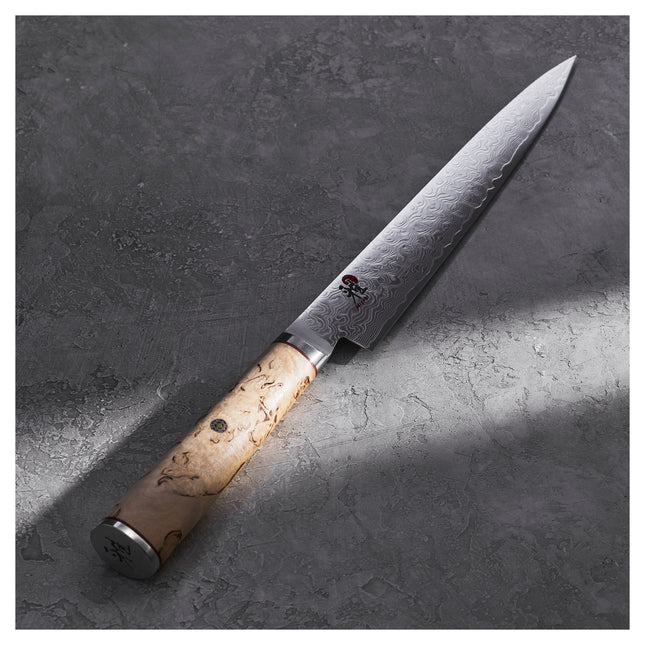 MIYABI BIRCHWOOD 5000MCD 9-inch, Sujihiki, brown