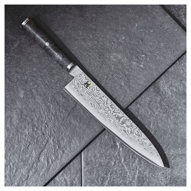 MIYABI BLACK 5000MCD67 9.5-inch, Gyutoh, brown