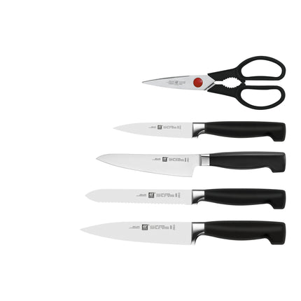ZWILLING **** Four Star 6 Piece, Knife block set, white