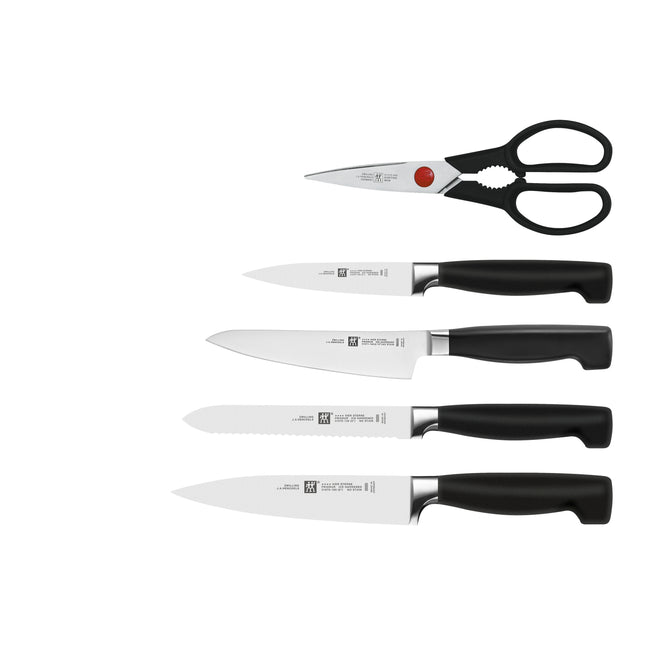 ZWILLING **** Four Star 6 Piece, Knife block set, white