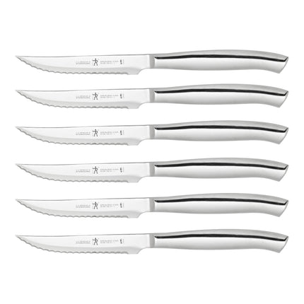 6 Piece, Steak set, silver