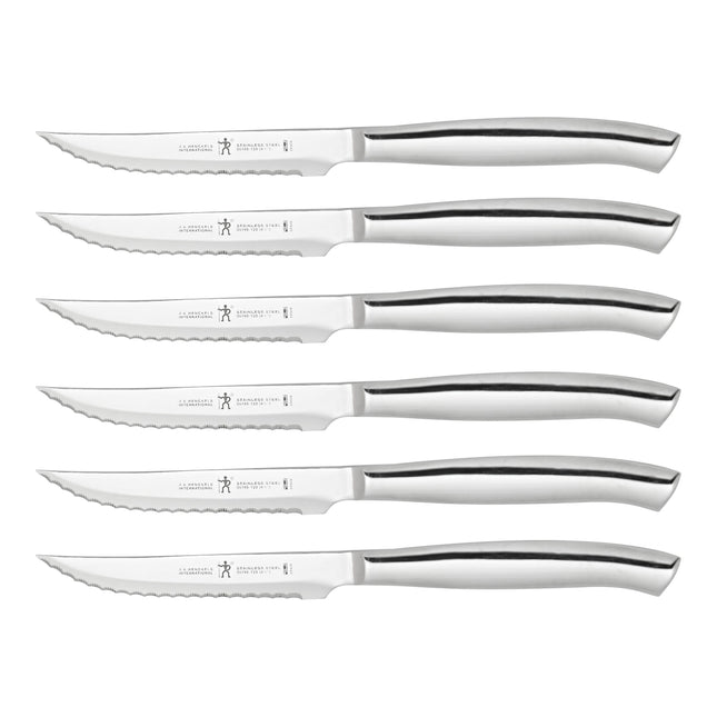 6 Piece, Steak set, silver