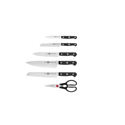 ZWILLING Gourmet 7 Piece, SELF-SHARPENING BLOCK SET, brown