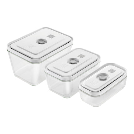 ZWILLING Fresh & Save S/M/L / 3 Piece Vacuum box set, glass, grey
