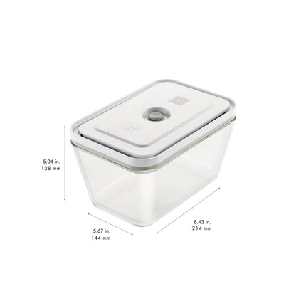 ZWILLING Fresh & Save S/M/L / 3 Piece Vacuum box set, glass, grey