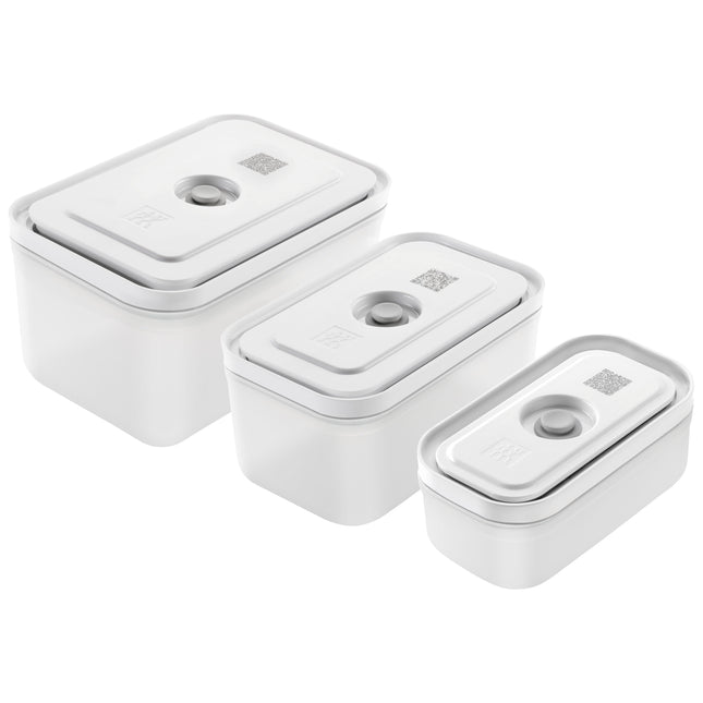 ZWILLING Fresh & Save S/M/L / 3 Piece Vacuum box set, plastic, semitransparent-grey