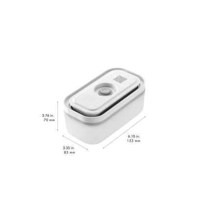 ZWILLING Fresh & Save S Vacuum box, plastic, semitransparent-grey