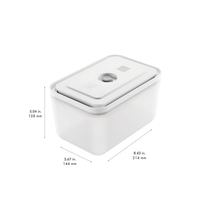 ZWILLING Fresh & Save S/M/L / 3 Piece Vacuum box set, plastic, semitransparent-grey