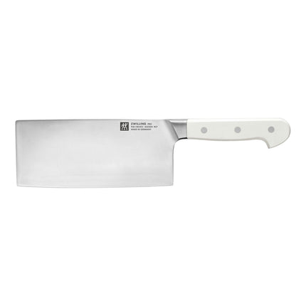 ZWILLING Pro le blanc 7-inch, Chinese chef's knife, white