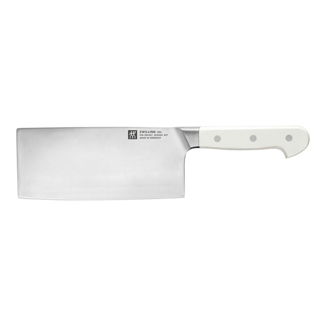 ZWILLING Pro le blanc 7-inch, Chinese chef's knife, white