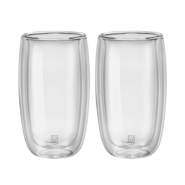 ZWILLING Sorrento 2 Piece, Latte glass set, transparent
