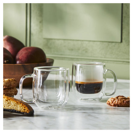 ZWILLING Sorrento Plus 2 Piece, Espresso glass set, transparent