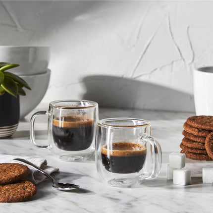 ZWILLING Sorrento Plus 2 Piece, Espresso glass set, transparent