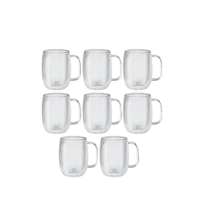 ZWILLING Sorrento Plus 8 Piece, Coffee Mug Set - Value Pack, transparent