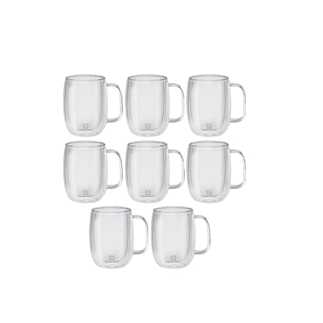 ZWILLING Sorrento Plus 8 Piece, Coffee Mug Set - Value Pack, transparent