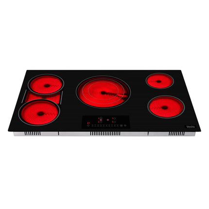 Vesta Maine 36" Electric Ceramic Cooktop with Bridge Element
