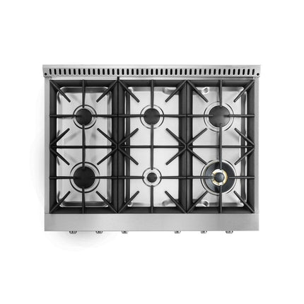 Vesta Quebec 36" Gas Rangetop | Silver