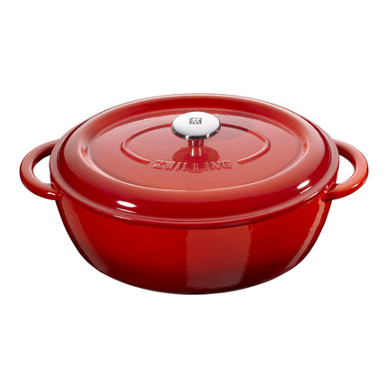 ZWILLING TWIN Specials 4.4 l cast iron oval Cocotte, red