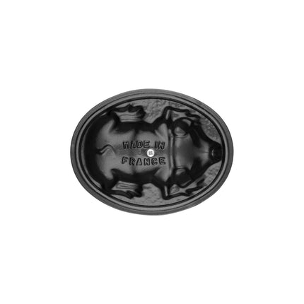 Staub La Cocotte 1 l cast iron oval Cocotte Pig lid