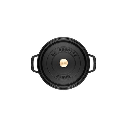 Staub La Cocotte 8.4 l cast iron round Cocotte, black - Visual Imperfections