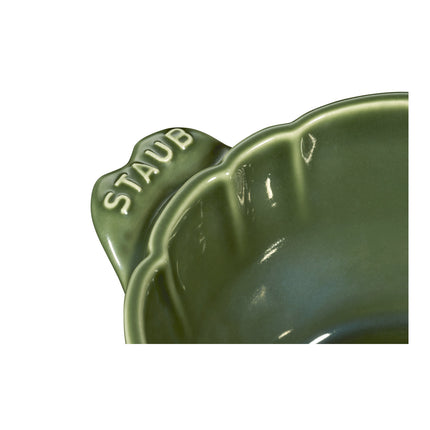 Staub Ceramique 450 ml ceramic artichoke Cocotte, basil-green