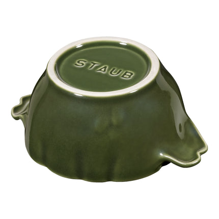 Staub Ceramique 450 ml ceramic artichoke Cocotte, basil-green