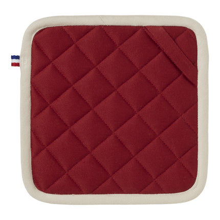 Staub French Line 21 cm x 21 cm / 2 Piece cotton Pot holder set, cherry