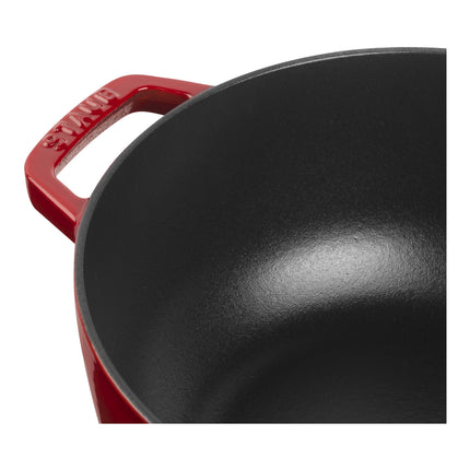 Staub La Cocotte 3.6 l cast iron round Winter Essential French Oven, cherry - Visual Imperfections