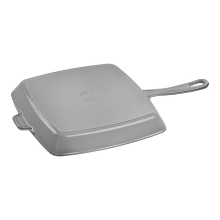Staub Grill Pans 30 cm cast iron square American grill, graphite-grey - Visual Imperfections