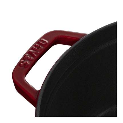 Staub La Cocotte 5.25 l cast iron round Cocotte, Bordeaux - Visual Imperfections