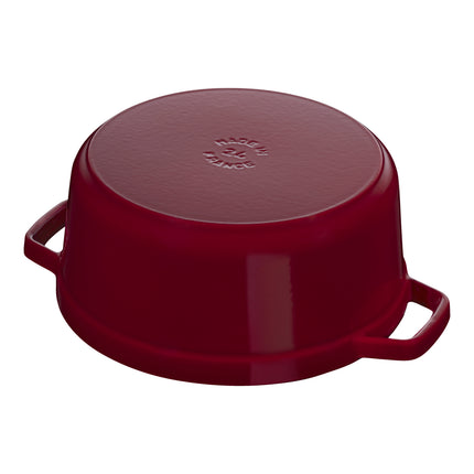 Staub La Cocotte 5.25 l cast iron round Cocotte, Bordeaux - Visual Imperfections