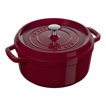 Staub La Cocotte 5.25 l cast iron round Cocotte, Bordeaux - Visual Imperfections