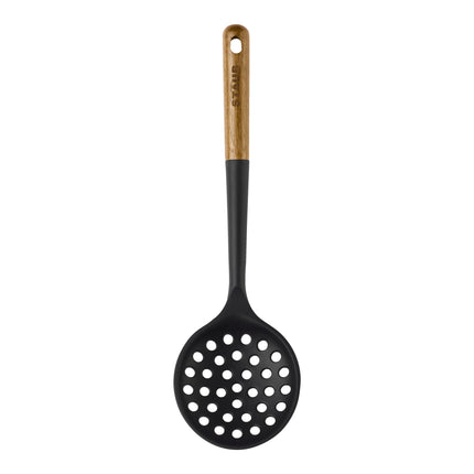 Staub 31 cm silicone Skimming ladle, black
