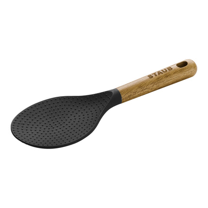 Staub 22 cm silicone Rice spoon, black