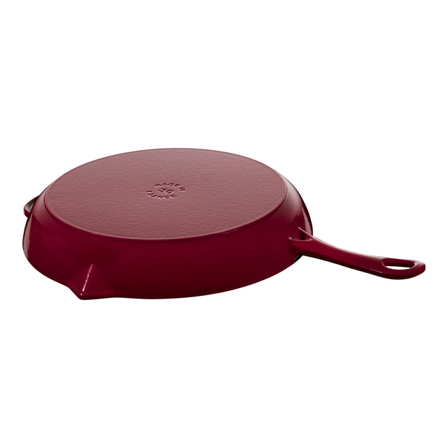 Staub Pans 30 cm / 12 inch cast iron Frying pan, Bordeaux - Visual Imperfections