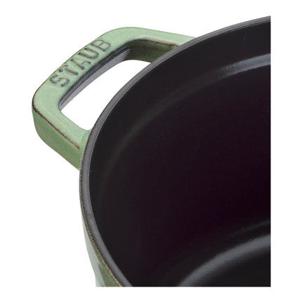 Staub La Cocotte 4.75 l cast iron round Cocotte deep, sage - Visual Imperfections