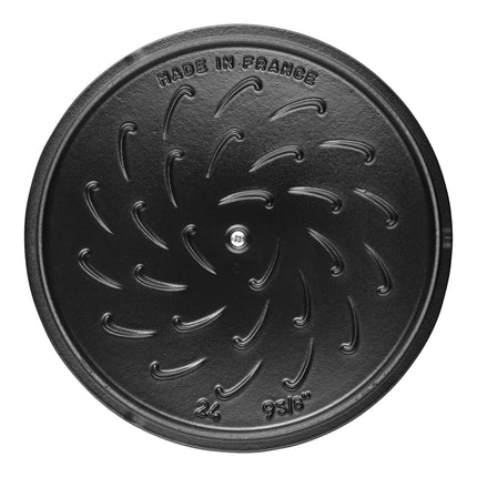 Staub La Cocotte 3.6 l cast iron round French oven snowflake, white truffle