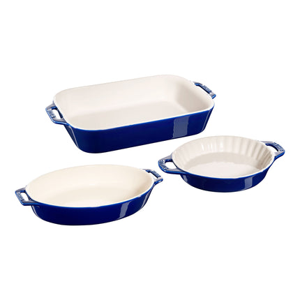 Staub Ceramique Mixed Baking Dish Set – 3 Piece