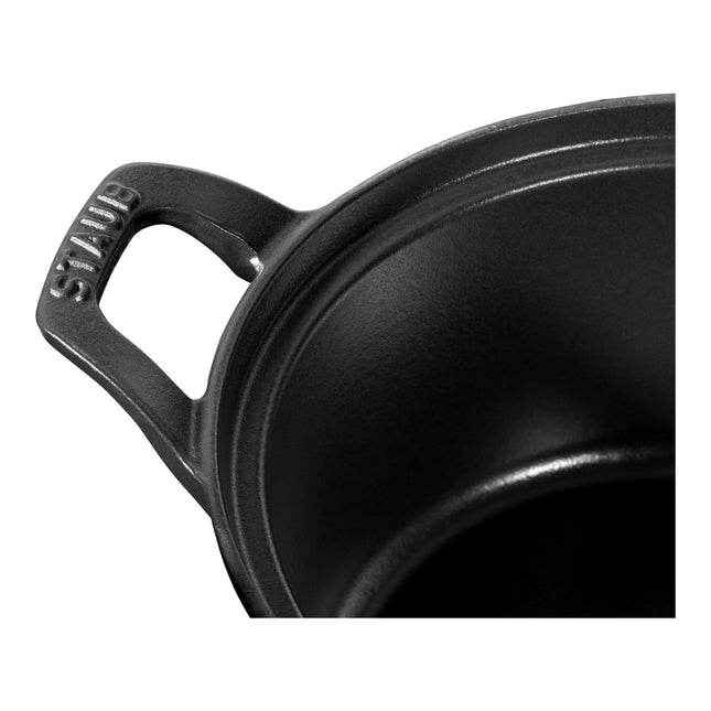 Staub Specialities 2.5 l cast iron round La coquette, black