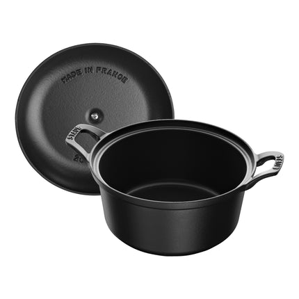 Staub Specialities 2.5 l cast iron round La coquette, black