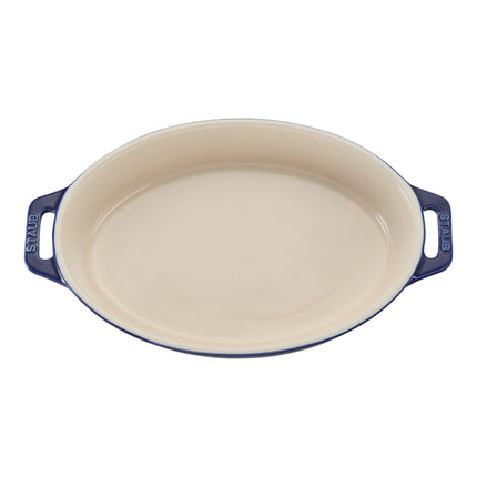 Staub Ceramique Mixed Baking Dish Set Dark Blue 4 Piece