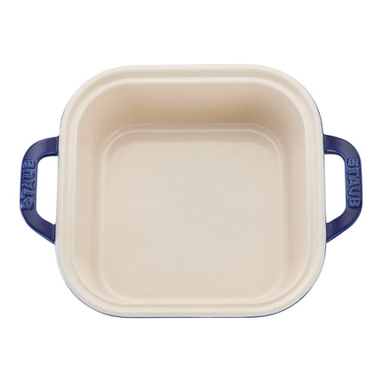Staub Ceramique Mixed Baking Dish Set Dark Blue 4 Piece