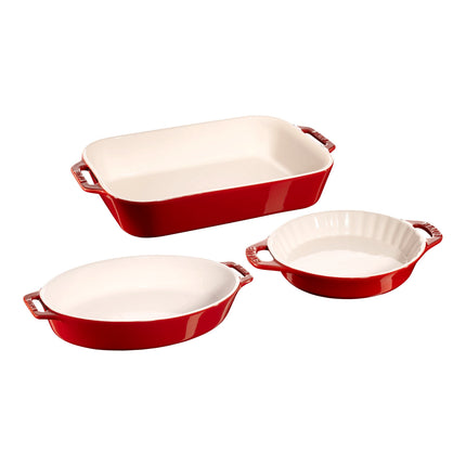 Staub Ceramique Mixed Baking Dish Set – 3 Piece